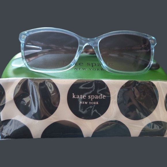 Kate Spade Light Blue Cat-Eye Sunglasses - Picture 1 of 8